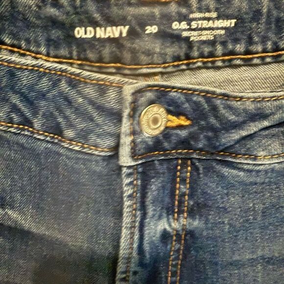 Old navy blue shorts size 20 - Picture 3 of 3